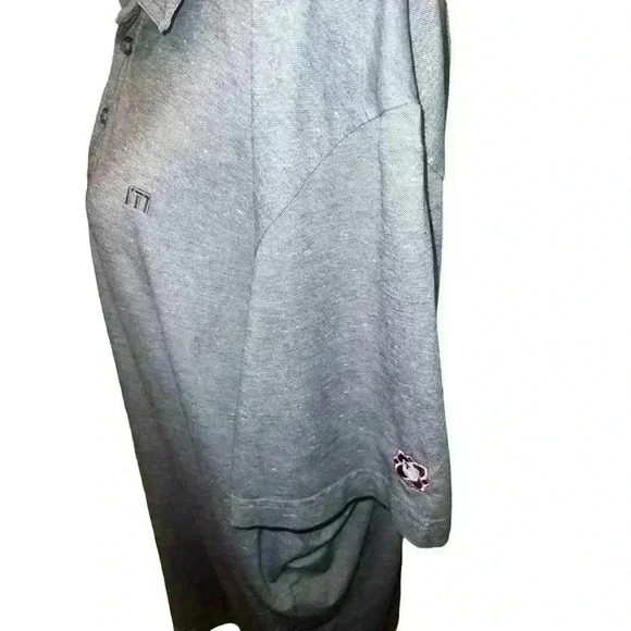 Travis Mathew Golf Shirt Mens XXL Performance Polo Gray 2XL - Picture 4 of 10